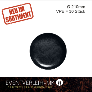 Dessertteller dm 21cm - (Schwarz)